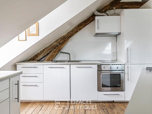 Appartement cocooning sous les toits