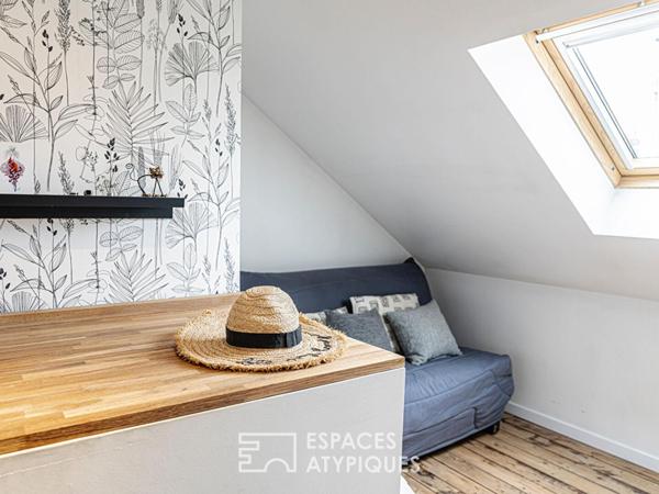 Appartement cocooning sous les toits