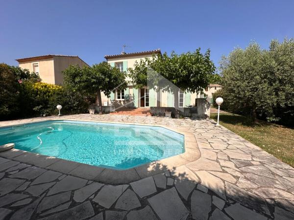 A VENDRE 13360 ROQUEVAIRE MAISON TYPE 4  DE 100M² GARAGE PISCINE 500 M²  DE TERRAIN