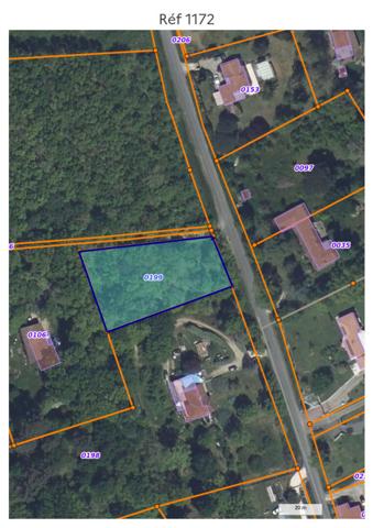 PARCELLE DE TERRAIN CONSTRUCTIBLE D'ENVIRON 2000 m²
