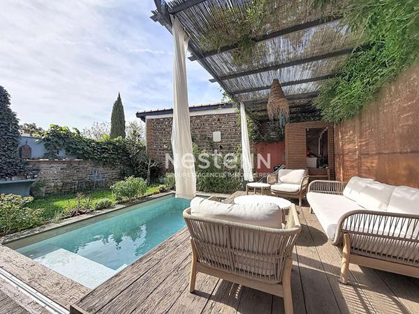 A VENDRE - PORTET-SUR-GARONNE - LE CHARME D'UNE MAISON DE VILLAGE AVEC UNE PISCINE !
