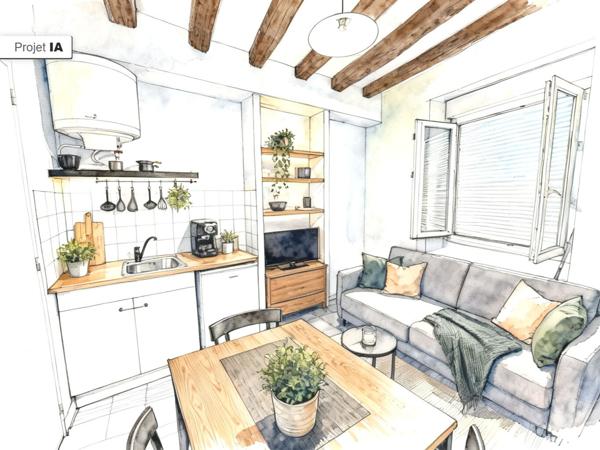 Studio la Doutre pour investisseurs,  
Angers 49100