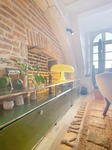 Duplex dernier étage centre-ville.