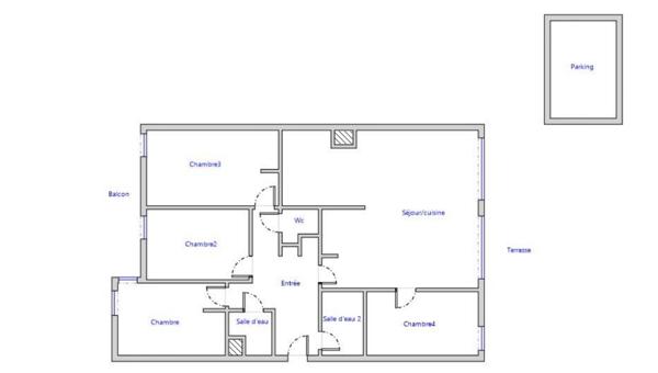 Appartement Nanterre 5 pièce(s) 102 m2
