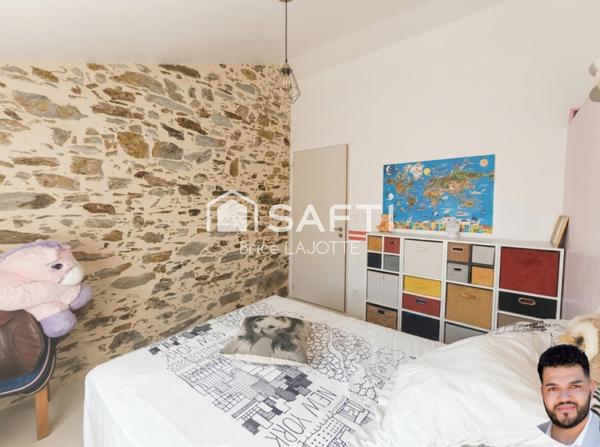 Maison de campagne calme, 2 chambres, dressing, véranda et jardin arboré.