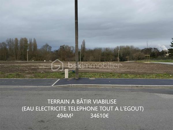 Terrain de 494 m²