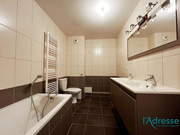 Appartement en duplex 3 pièces en rez-de-jardin.