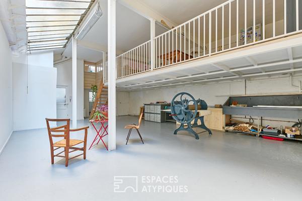 Local commercial à usage mixte esprit atelier
