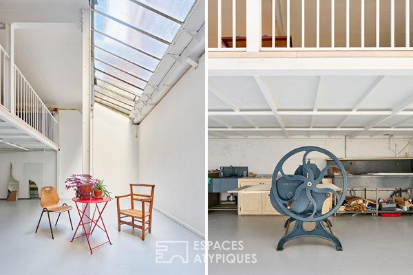 Local commercial à usage mixte esprit atelier