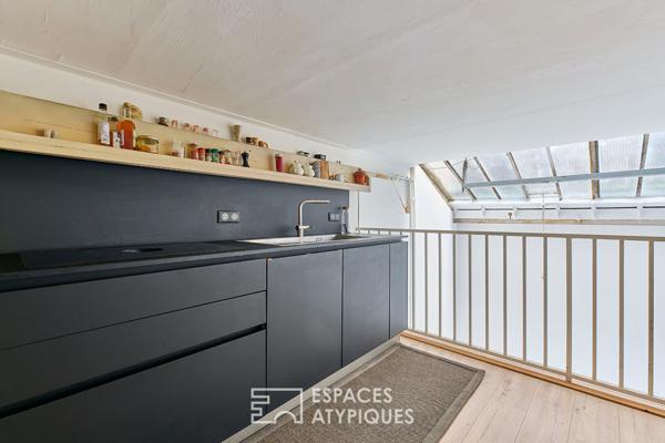 Local commercial à usage mixte esprit atelier