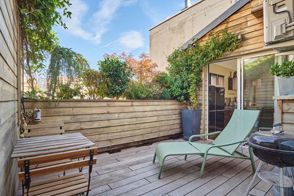 A vendre -  Appartement - Paris 75020 - Oberkampf /Menilmontant - Terrasse