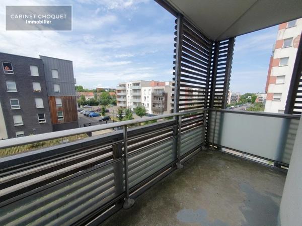 F1 AVEC BALCON ET PARKING A LOUER - ST ANDRE LEZ LILLE LAMBERSART - LA MADELEINE - 31.5 m 2 - 612 € charges comprises par mois