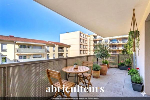 Superbe appartement 4 pièces de 85 m² avec grand balcon,en vente à Vénissieux Paul Bert (69200)