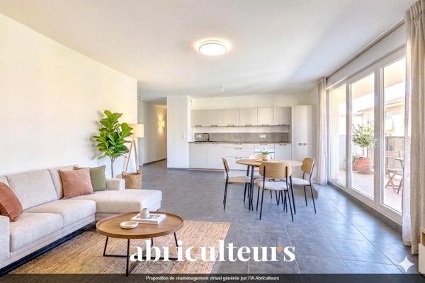 Superbe appartement 4 pièces de 85 m² avec grand balcon,en vente à Vénissieux Paul Bert (69200)