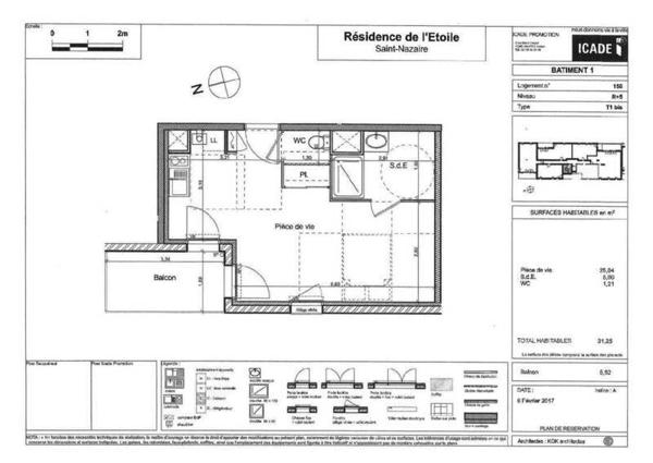 Appartement 1 pièce - 44600 Saint-Nazaire -  Hyper Centre
