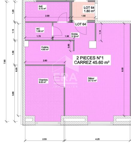 T2 Nice-Centre 46 m2