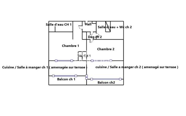 Appartement Marseille 3 pièces 60m2