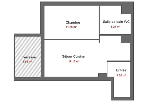 Appartement T2 avec parking privatif – Les Trois Lucs Marseille 13012