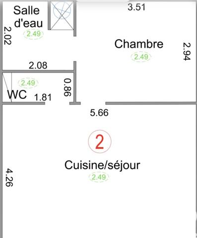 Appartement à vendre 2 pièces 40 m² Selles-sur-Cher
