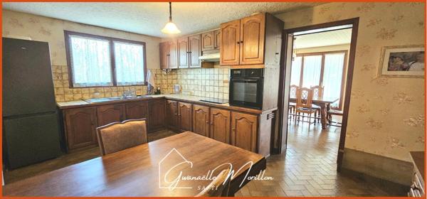 Maison pierre, garage, terrain constructible