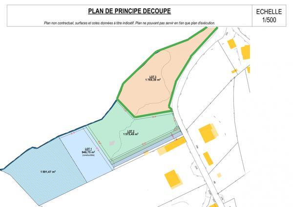 Land for sale 1 769 m² Châteauneuf