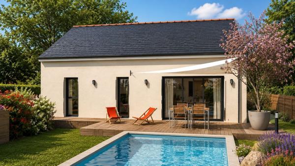 Terrain + Maison à vendre 3 pièces - 70 m²