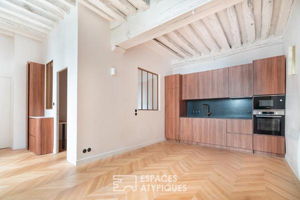 Appartement rénové sur l’île Saint-Louis