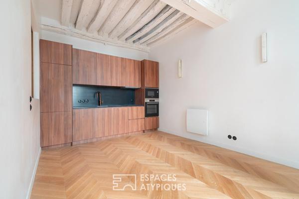 Appartement rénové sur l’île Saint-Louis