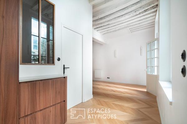 Appartement rénové sur l’île Saint-Louis