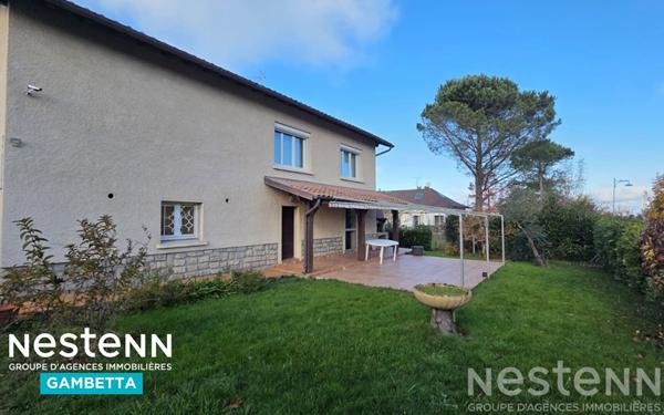 Vente Maison à Leojac, de type 4 avec garage en sous sol et jardin