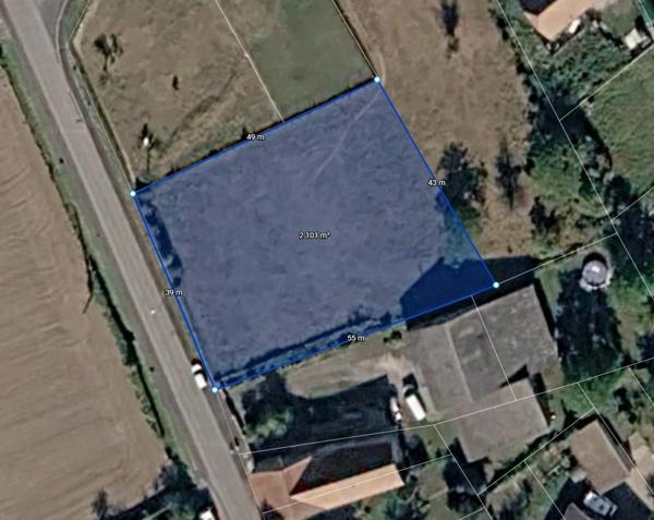 Terrain constructible à vendre 2100 m² à Lorquin (57), non viabilisé, borné