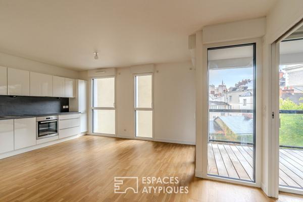Appartement au calme avec terrasse au coeur de Talensac