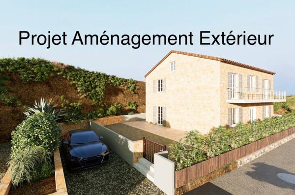 Dpt Corse (20), à vendre PARTINELLO, maison en pierres avec terrasse et parking privatif, proche de la plage