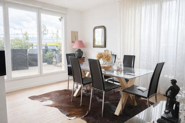 Appartement dernier étage terrasse 63 m² Châtenay-Malabry DPE C