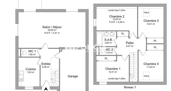 Location Maison 5 pièces 102.01 m² - Quimper 29000