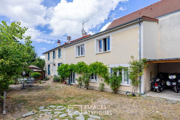 Une maison de charme à l’adresse confidentielle dans le quartier Chennevières à Conflans-Sainte-Honorine