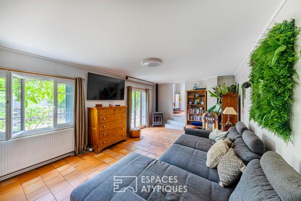 Une maison de charme à l’adresse confidentielle dans le quartier Chennevières à Conflans-Sainte-Honorine