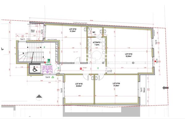 À Brunstatt-didenheim, local professionnel neuf de 53 m2 dans pôle de santé à proximité immédiate d’une pharmacie.
