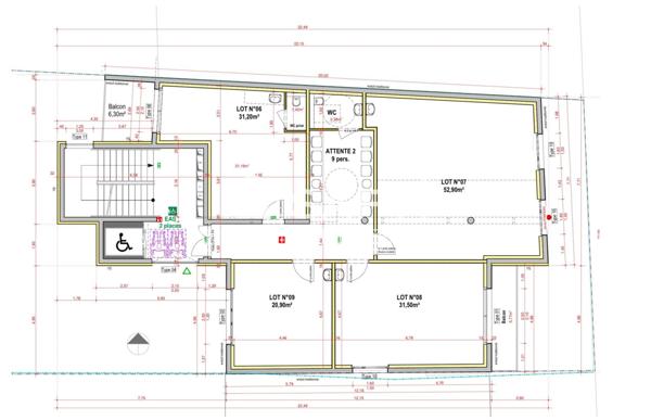 À Brunstatt-didenheim, local professionnel neuf de 53 m2 dans pôle de santé à proximité immédiate d’une pharmacie.