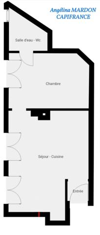 Appartement T2 de 35 m² – Dernier Étage – Vue Panoramique Centre-ville du Havre 76600