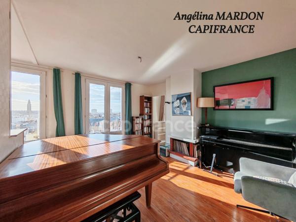 Appartement T2 de 35 m² – Dernier Étage – Vue Panoramique Centre-ville du Havre 76600