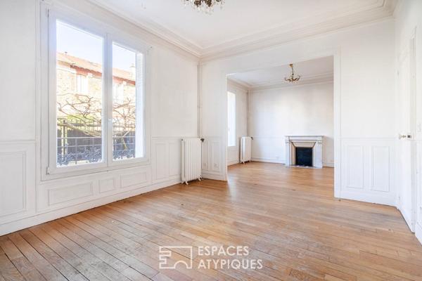 Meulière de caractère avec jardin et terrasse