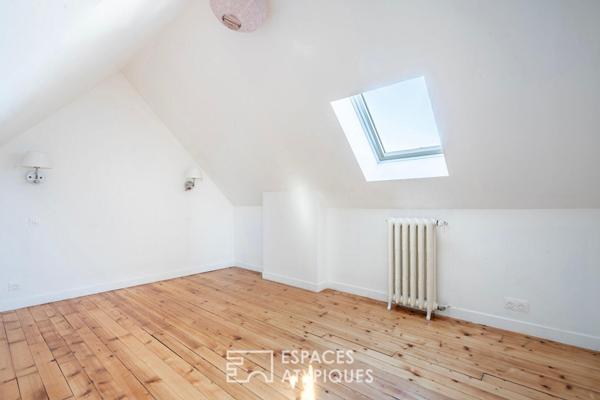 Meulière de caractère avec jardin et terrasse