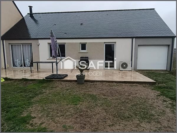 Cinq-Mars- la-Pile :  Cette charmante maison de 2016 sous décennale de plain-pied