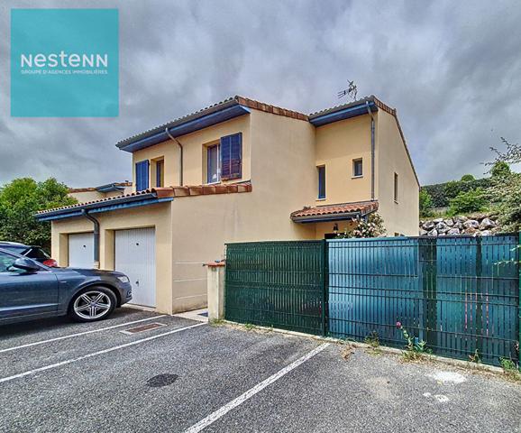 A vendre maison de 87m² , 3 chambres, garage et jardin sur la commune de Nailloux.