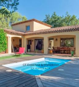 La Motte (83920) À vendre LA MOTTE, Villa traditionnelle de 160 m² sur 1 hectare de terrain plat