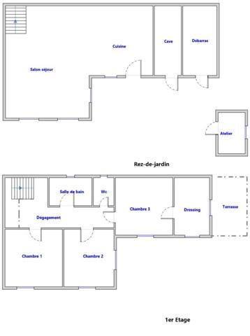 Millau (12100) MAISON TYPE 4 DE 97 M²