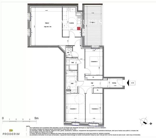 Paris 15e – Appartement 4 pièces neuf avec terrasse au cœur d’une adresse d’exception 2T27