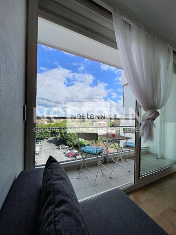 Appartement T1 lumineux à louer à Bordeaux, 4ème étage, avec balcon