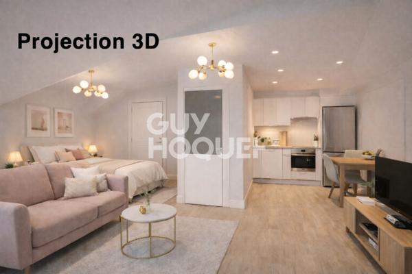 À vendre : Appartement T1 lumineux à Lyon, quartier Valmy